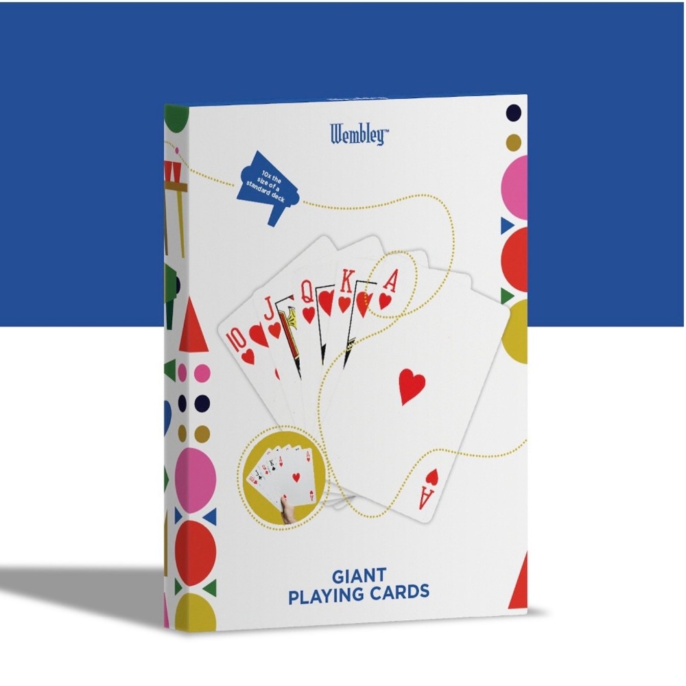 Wembley Red and White Card Game Set